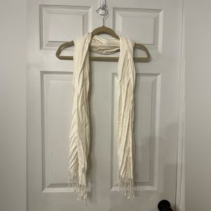 Cream scarf one size